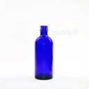 Mėlynos spalvos stiklo buteliukas, 100 ml, PH18