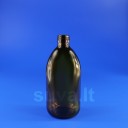 Rudo stiklo butelis PP 28 S (500 ml)