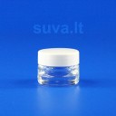 Skaidraus stiklo indelis kosmetikai OMBRETTO (5 ml)